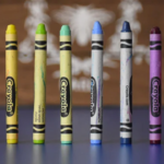 colorful crayones